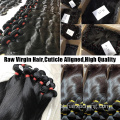 10a Pacotes de cabelo virgens indianos da Malásia com fechamento
